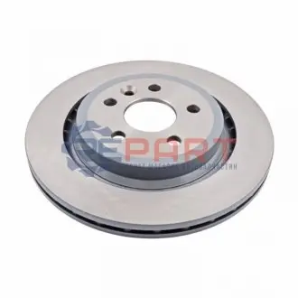 Фото Диск гальмівний (задній) Volvo S60 II/S80 II/V60 I/V70 III/XC70 II 06--18 (302x22) (вентил.)(с покр.) BLUE PRINT (ADF124310) зображення 1