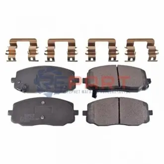 Комплект гальмівних колодок передн, CITROEN AXEL HYUNDAI I10 I, I20 I KIA PICANTO I, PICANTO II 0.7-1.2LPG 07.84-03.17 BLUE PRINT ADG042112