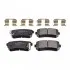 Фото Комплект гальмівних колодок задн, HYUNDAI ACCENT III, I20 I, I30, IX35 KIA CEE'D, PRO CEE'D, RIO II, SPORTAGE II, SPORTAGE III 1.1D-Electric 09.04-12.16 BLUE PRINT (ADG042119) зображення 1