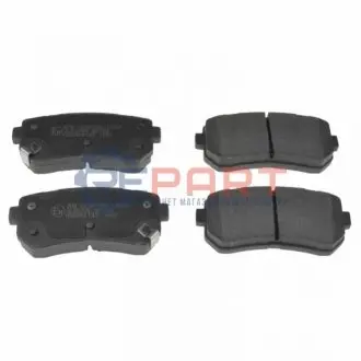 Комплект гальмівних колодок задн, HYUNDAI CRETA, KONA, SONATA VII KIA OPTIMA, PICANTO II, SELTOS, SOUL II 1.0-2.4 05.11 BLUE PRINT ADG042132