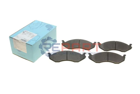 Комплект гальмівних колодок передн, JEEP CHEROKEE, GRAND CHEROKEE I, WRANGLER I, WRANGLER II KIA CARNIVAL I, CARNIVAL II 2.1D-5.9 10.84-04.07 BLUE PRINT ADG04229 Купити в Україні