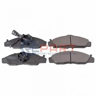 Комплект гальмівних колодок передн, DAEWOO KORANDO, MUSSO SSANGYONG KORANDO, MUSSO, MUSSO SPORTS 2.0-3.2 12.88 BLUE PRINT ADG04241 Купити в Україні