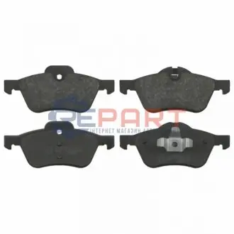 Комплект гальмівних колодок передн, MINI (R50, R53), (R52) 1.4D/1.6 06.01-07.08 BLUE PRINT ADG04243 Купити в Україні