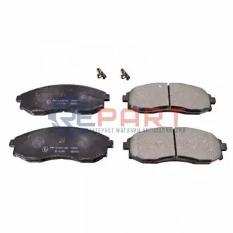 Фото 1 — Комплект гальмівних колодок, дискове гальмо BLUE PRINT (ADG04273) Фото Комплект гальмівних колодок, дискове гальмо BLUE PRINT (ADG04273) зображення 1