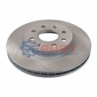 Фото Диск гальмівний (передній) Daewoo Nubira 1.6-2.0 97-05 (256x24) BLUE PRINT (ADG043167) зображення 1