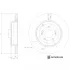 Фото KIA Гальмівний диск задній STINGER (CK) 3.3 T-GDi 17 BLUE PRINT (ADG043244) зображення 1