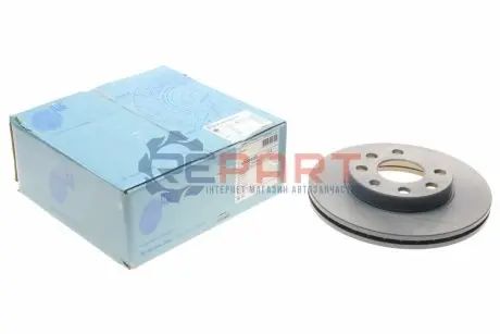 Диск гальмівний передн Лів/Прав CHEVROLET CORSA, LANOS DAEWOO LANOS, NEXIA OPEL ASCONA B, ASCONA C, ASTRA F, ASTRA F CLASSIC, ASTRA G, CALIBRA A, COMBO, CORSA A, CORSA B 1.2-2.0 08.79 BLUE PRINT ADG04325 Купити в Україні