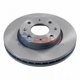 Фото 1 — Диск гальмівний (передній) Kia Cerato1.6-2.0 CRDI 04- (275.2x26) BLUE PRINT (ADG04385) Фото Диск гальмівний (передній) Kia Cerato1.6-2.0 CRDI 04- (275.2x26) BLUE PRINT (ADG04385) зображення 1