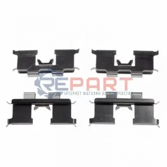 Фото 1 — Мотажний комплект гальмівних колодок BLUE PRINT (ADG048603) Фото Мотажний комплект гальмівних колодок BLUE PRINT (ADG048603) зображення 1