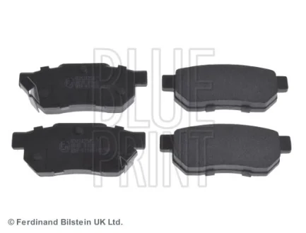 Комплект гальмівних колодок задн, HONDA CIVIC III, CIVIC IV, CIVIC V, CIVIC VI, CONCERTO, CRX II, CRX III, INTEGRA, JAZZ II, PRELUDE III ROVER 200 II, 400 II, CITYROVER 1.3-2.0D 10.84-10.08 BLUE PRINT ADH24254