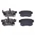 Комплект гальмівних колодок задн, HONDA CROSSTOUR I, CR-V III 2.0/2.4/3.5 10.06 BLUE PRINT (ADH24297) зображення 1