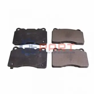 Комплект гальмівних колодок передн, VOLVO S60 I, V70 II ALFA ROMEO 159, GIULIETTA HONDA CIVIC IX, CIVIC X, CIVIC XI RENAULT MEGANE, MEGANE III 1.6D-2.5 01.03 BLUE PRINT ADH24298 Купити в Україні