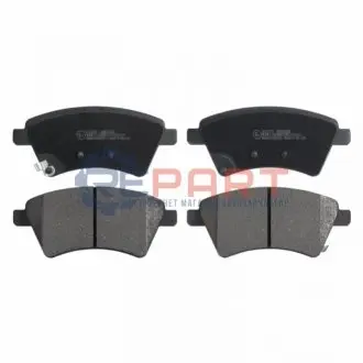 Комплект гальмівних колодок передн, FIAT SEDICI SUZUKI SX4 1.5-2.0D 06.06 BLUE PRINT ADK84235 Купити в Україні