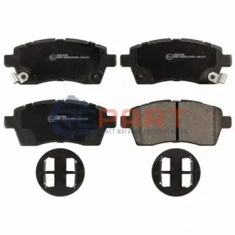 Комплект гальмівних колодок передн, SUZUKI IGNIS III, SWIFT V 1.2/1.2H 02.16 BLUE PRINT ADK84245