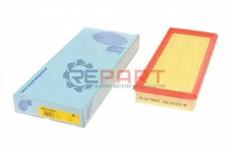 Фільтр повітряний (фільтруючий елемент) FIAT PUNTO LANCIA Y 1.2 04.97-04.06 BLUE PRINT ADL142221 Купити в Україні