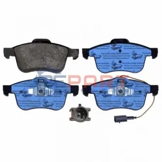 Колодки гальмівні (передні) Fiat Doblo 1.3-2.0D 10- (з датчиком) BLUE PRINT ADL144215 Купити в Україні
