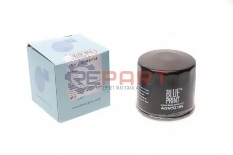 Фото 1 — Фільтр масляний Nissan Primera1.6/1.8 16V 96- BLUE PRINT (ADM52106) Фото Фільтр масляний Nissan Primera1.6/1.8 16V 96- BLUE PRINT (ADM52106) зображення 1