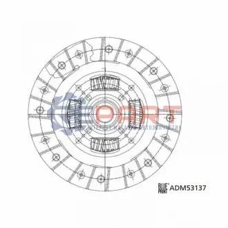 Фото Диск зчеплення BLUE PRINT (ADM53137) зображення 1