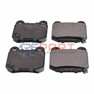 Комплект гальмівних колодок задн, INFINITI G NISSAN 350Z SUBARU BRZ, IMPREZA, WRX 2.0/2.5/3.5 12.00 BLUE PRINT ADN142120 Купити в Україні