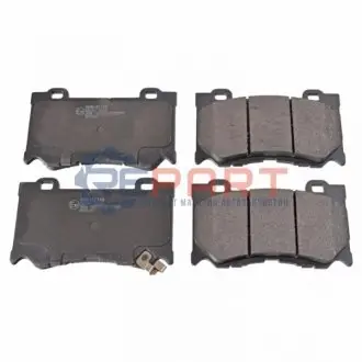 Комплект гальмівних колодок передн, INFINITI FX, G, M, M37, Q50, Q60, Q70, QX70 NISSAN 370Z 2.0-5.0 09.07 BLUE PRINT ADN142148 Купити в Україні