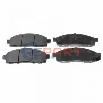 Комплект гальмівних колодок передн, NISSAN NV200, NV200 / EVALIA 1.5D/1.6 02.10 BLUE PRINT ADN142161