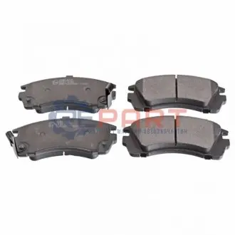Комплект гальмівних колодок передн, NISSAN SUNNY III 1.6/1.7D/2.0D 11.90-03.00 BLUE PRINT ADN14245 Купити в Україні