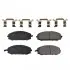 Комплект тормозных колодок из 4 шт. дисков ADN14287