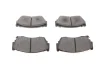 Комплект гальмівних колодок передн, NISSAN 100NX, SUNNY III 1.4/1.6/2.0D 03.90-05.95 BLUE PRINT (ADN14299) зображення 7