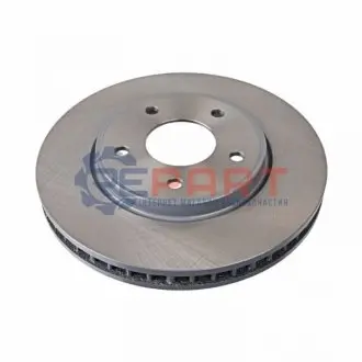 Фото Диск гальмівний (передній) Nissan Leaf 10-/NV200 14- (283x28) (вентиль.) BLUE PRINT (ADN143167) зображення 1