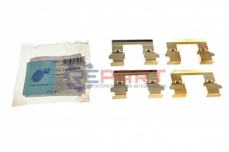 Фото Планка супорта (переднього) прижимна (к-кт) Nissan Qashqai/ X-Trail 07-13 (Akebono) BLUE PRINT (ADN148602) зображення 1