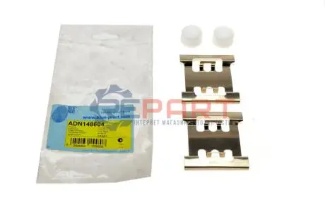 Фото Планка супорта (переднього) прижимна (к-кт) Renault Master 01- BLUE PRINT (ADN148604) зображення 1