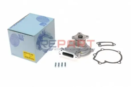 Фото Помпа води Nissan Almera 1.4/1.6 95-00/Primera 1.6 96-02/Sunny 1.4/1.6 90-95 (B/B) (6 лоп) BLUE PRINT (ADN19132) зображення 1