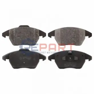 Комплект гальмівних колодок передн, CITROEN C4, C4 I PEUGEOT 207, 208 I, 3008, 3008 I, 307, 308, 308 I, RCZ 1.0-2.0D 10.03-12.19 BLUE PRINT ADP154220 Купити в Україні