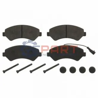 Комплект гальмівних колодок передн, CITROEN JUMPER III FIAT DUCATO PEUGEOT BOXER 2.0D-3.0D 04.06 BLUE PRINT ADP154221 Купити в Україні