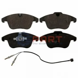 Комплект гальмівних колодок передн, CITROEN C5 III PEUGEOT 407, 508, 508 I 1.6-2.2D 05.04 BLUE PRINT ADP154236 Купити в Україні