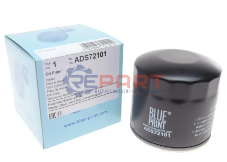 Масляний фільтр ACURA INTEGRA, RL CHRYSLER SEBRING HONDA ACCORD IV, ACCORD V, ACCORD VI, CIVIC IV, CIVIC V, CIVIC VI, CIVIC VII, CIVIC X, CONCERTO, CR-V I, CRX II, CRX III, HR-V 0.7-4.5 02.77 BLUE PRINT ADS72101 Купити в Україні