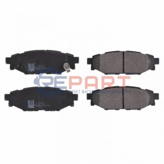 Колодки тормозные задние дисковые Subaru (выр-во) - (26696AG020, 26696AG010, 26696AG030) BLUE PRINT ADS74233