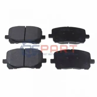 Фото Колодки гальмівні (передні) Toyota Avensis/Corolla 01-10 (Akebono) BLUE PRINT (ADT342116) зображення 1