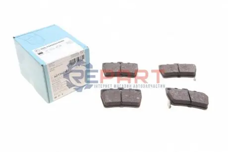 Комплект гальмівних колодок задн, TOYOTA RAV 4 I, RAV 4 II 1.8-2.4 06.94-11.05 BLUE PRINT ADT342122 Купити в Україні
