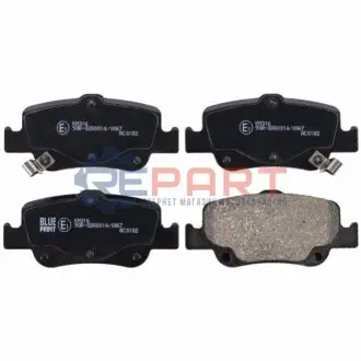 Комплект гальмівних колодок задн, TOYOTA AURIS, COROLLA 1.2-2.2D 10.06-08.19 BLUE PRINT ADT342173 Купити в Україні