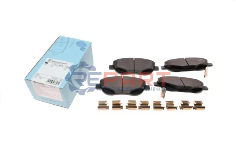 Комплект гальмівних колодок передн, TOYOTA AVENSIS, VERSO 2.0D/2.2D 11.08-10.18 BLUE PRINT ADT342182 Купити в Україні