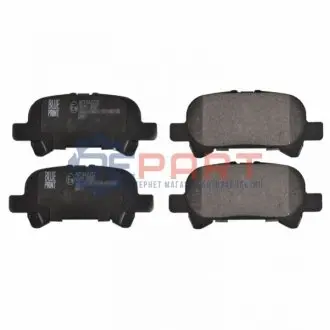 Комплект гальмівних колодок задн, TOYOTA AVALON, CAMRY, RAV 4 III, SOLARA 2.4/3.5 07.03 BLUE PRINT ADT342222 Купити в Україні