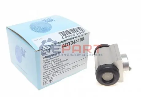 Циліндр гальмівний (задній) Toyota Yaris 10- (d=20.60mm) BLUE PRINT ADT344100 Купити в Україні