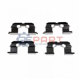 Монтажний набір гальмівних колодок передн TOYOTA YARIS 1.0/1.3/1.4D 04.99-11.05 BLUE PRINT ADT348604 Купити в Україні