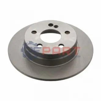 Фото Диск гальмівний (задній) MB C-class (W204/S204/C204) 07- (278x9) з покриттям BLUE PRINT (ADU174314) зображення 1