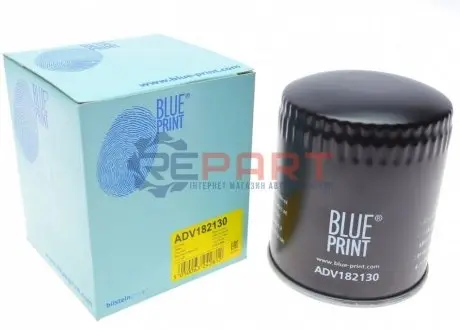 Фото Фільтр масляний VW Passat/Audi A4/A6/A8 2.4-3.0 91-05 (h=114mm) BLUE PRINT (ADV182130) зображення 1