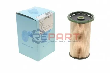 Паливний фільтр ((en) for filter housings without separator) AUDI A3, Q2, Q3, TT CUPRA FORMENTOR, LEON, LEON SPORTSTOURER FORD TOURNEO CONNECT V761 NADWOZIE WIELKO 1.0-2.0D 11.09 BLUE PRINT ADV182312 Купити в Україні