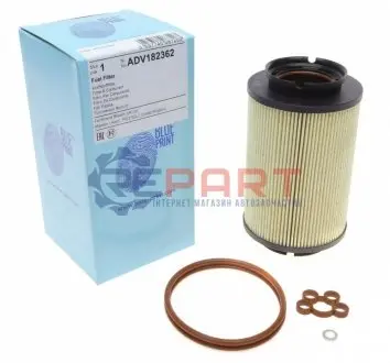 Фото Фільтр паливний VW Caddy 1.9TDI-2.0SDI (5 болтів) BLUE PRINT (ADV182362) зображення 1