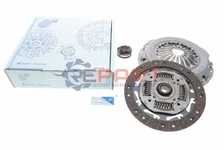 Комплект зчеплення Seat Ibiza 01-09/Skoda Fabia/Roomster 1.4TDI 99-15 (51kw)(d=221mm)(+вижимний) BLUE PRINT ADV183090 Купити в Україні