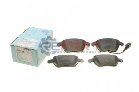 Комплект гальмівних колодок передн, AUDI A1, A3, TT SEAT ALTEA, ALTEA XL, IBIZA IV, IBIZA IV SC, IBIZA IV ST, LEON, TOLEDO III, TOLEDO IV SKODA FABIA II, FABIA III 1.0-3.6 02.03 BLUE PRINT ADV184204 Купити в Україні